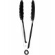 Pegador Inox 28cm Ponta Silicone Preto Zahav